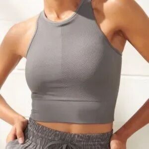 SOLD Abercrombie & Fitch YPB seamlessCORE Scuba Tank in Grey Size Small